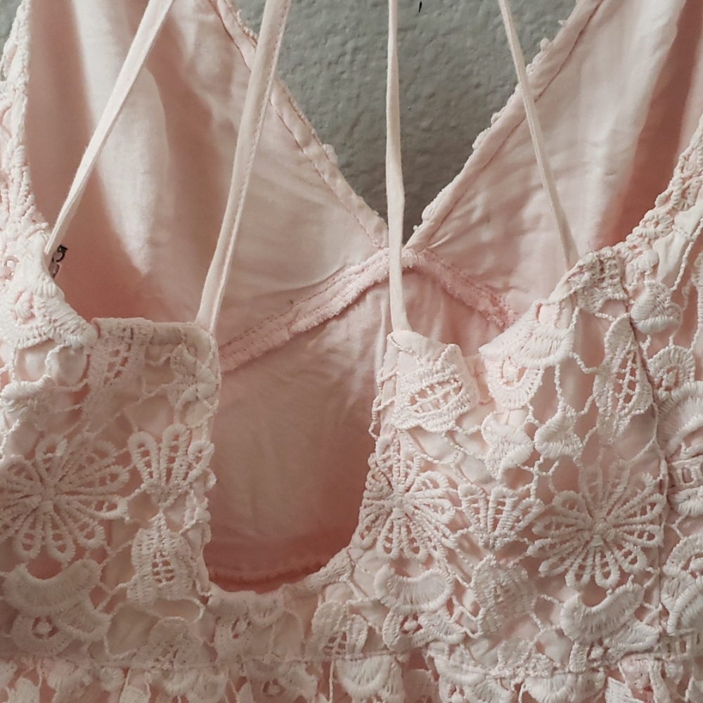 Hollister Pink Lace Dress - Picture 3 of 4